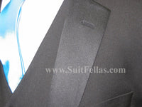 2 Button 3 Piece Tapered Cut Flat Front Tuxedo