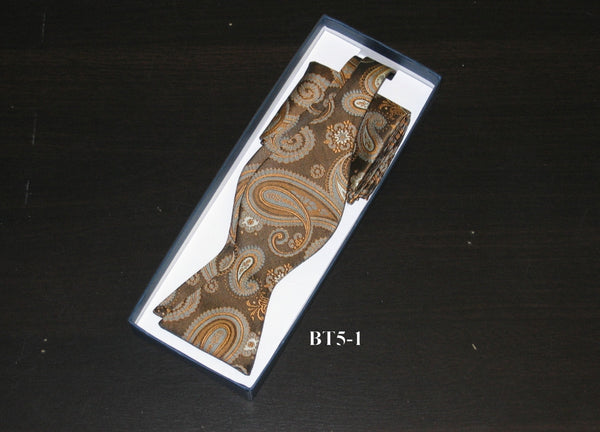 Giovanni Testi Self tie Bow Tie with Hanky Style# BT5