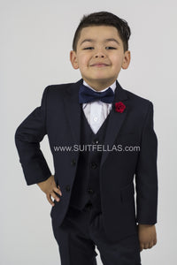 5 piece Kid's Suit Navy KID-4030