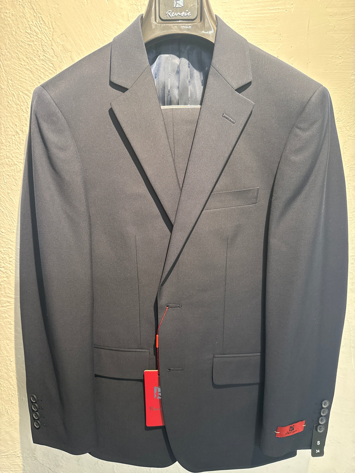 2 Button Navy Classic Fit Suit REN-201-2