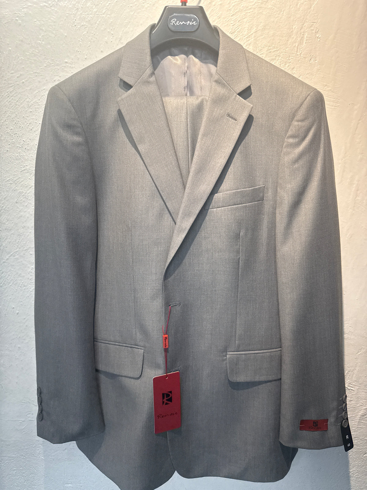 2 Button light Grey Classic Fit Suit REN-202-2