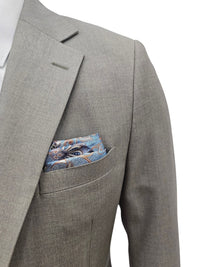 Fabio Fabrinni 2 Button 3 Piece Slim Fit Suit FF2S+V-4030 Stone
