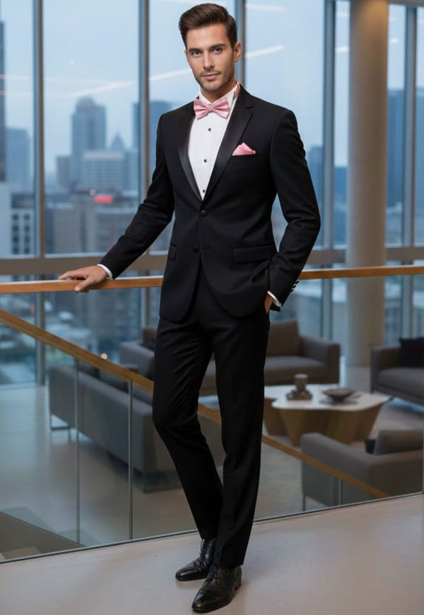 2 Button 2 Piece Slim Fit Notch Lapel Tuxedo FFTXS2N-4030