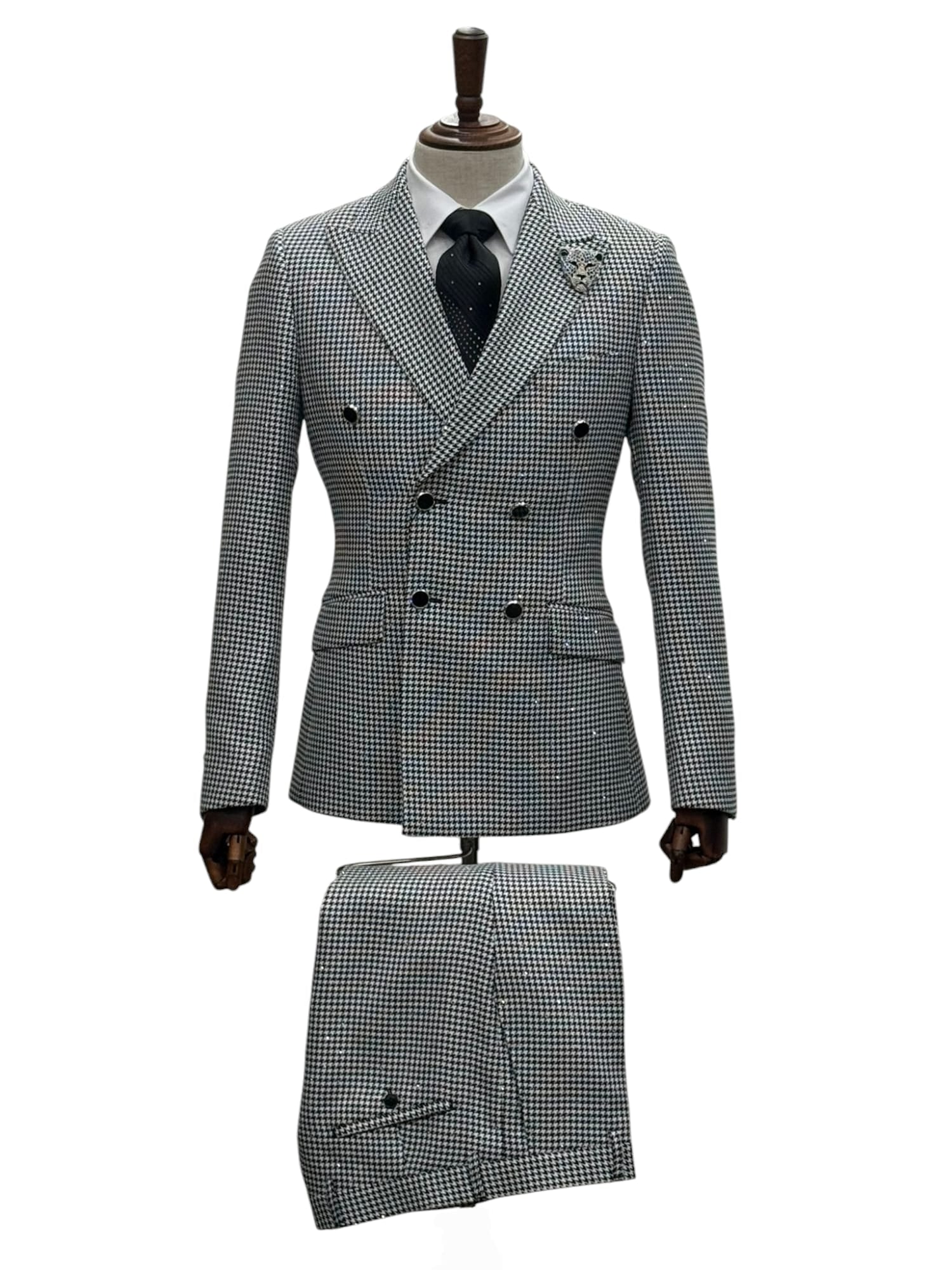 Giovanni Testi Slim Fit Double Breast Suit – Suitfellas