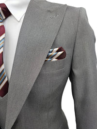 Giovanni Testi 2 Button 3Pc Slim Fit Suit GT2P+V-H5130 L.GREY