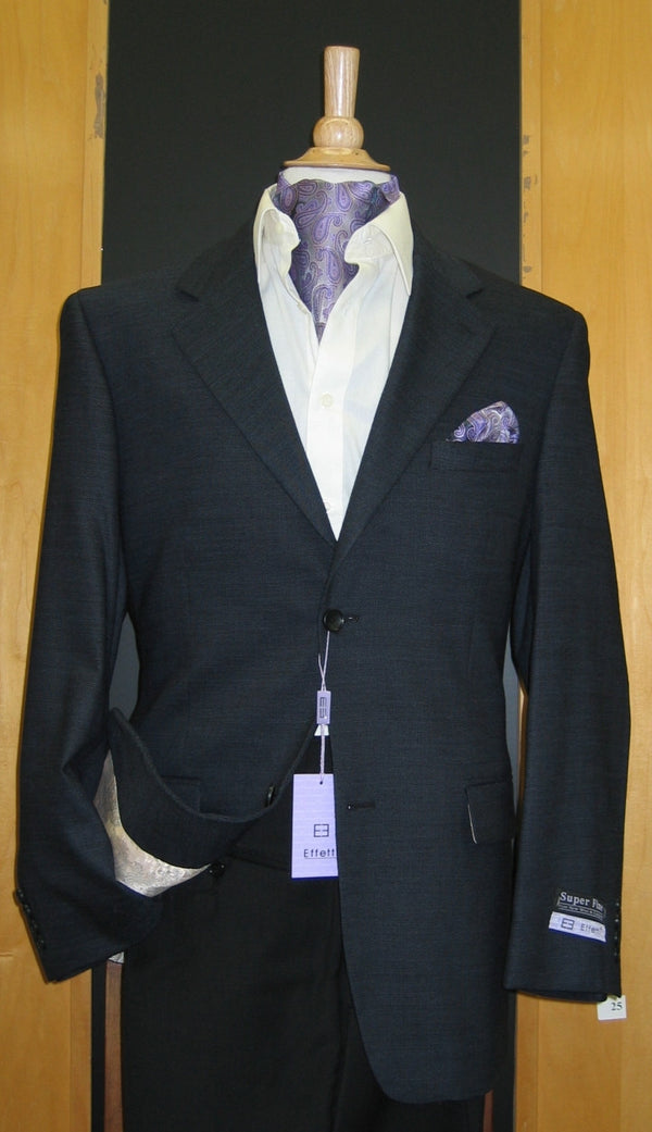 2 Button Wool and Cashmere Navy Sport Coat