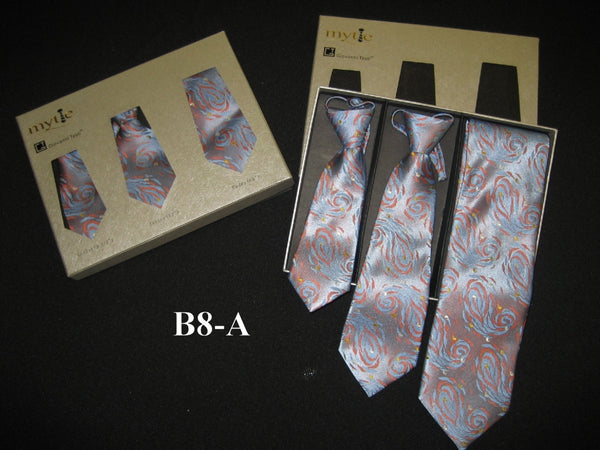 Mytie Father and Sons Matching Ties Set B8-A