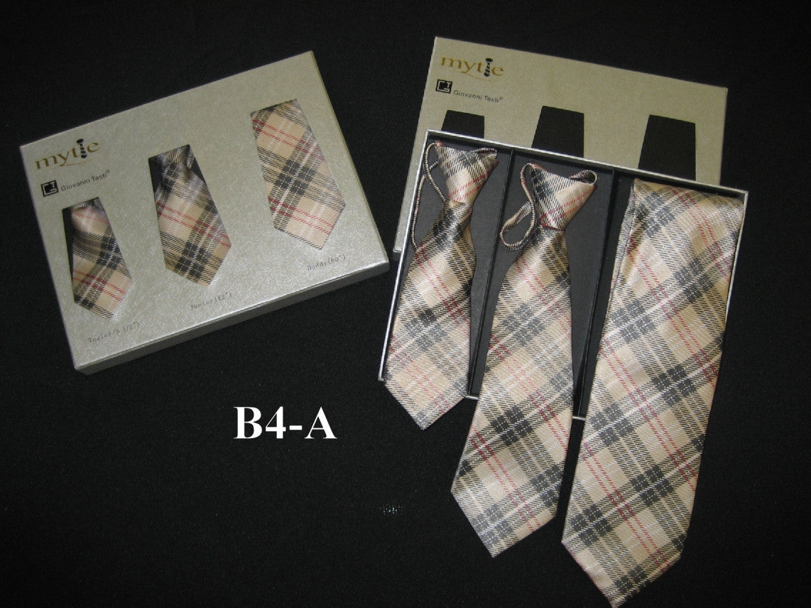 Mytie Father and Sons Matching Ties Set B4-A