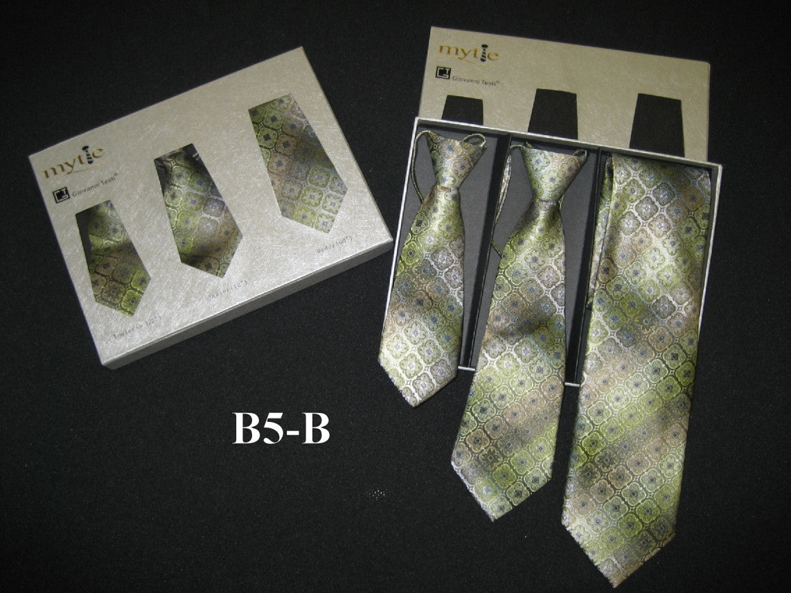 Mytie Father and Sons Matching Ties Set B5-B