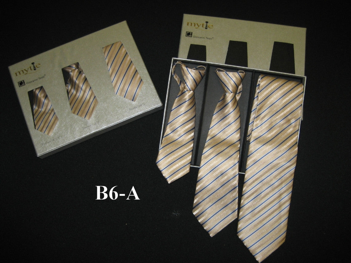 Mytie Father and Sons Matching Ties Set B6-A