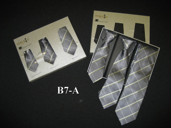 Mytie Father and Sons Matching Ties Set B7-A