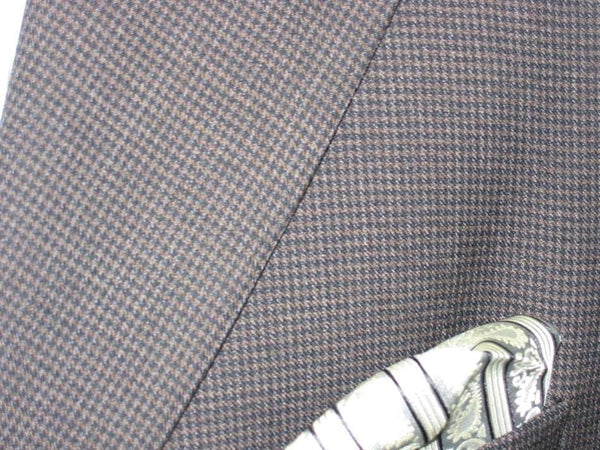 2 Button Wool and Cashmere Brown Sport Coat