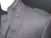 Effetti Semi Casual Wool Blend Patch Pocket Charcoal Grey Flat Front Suit
