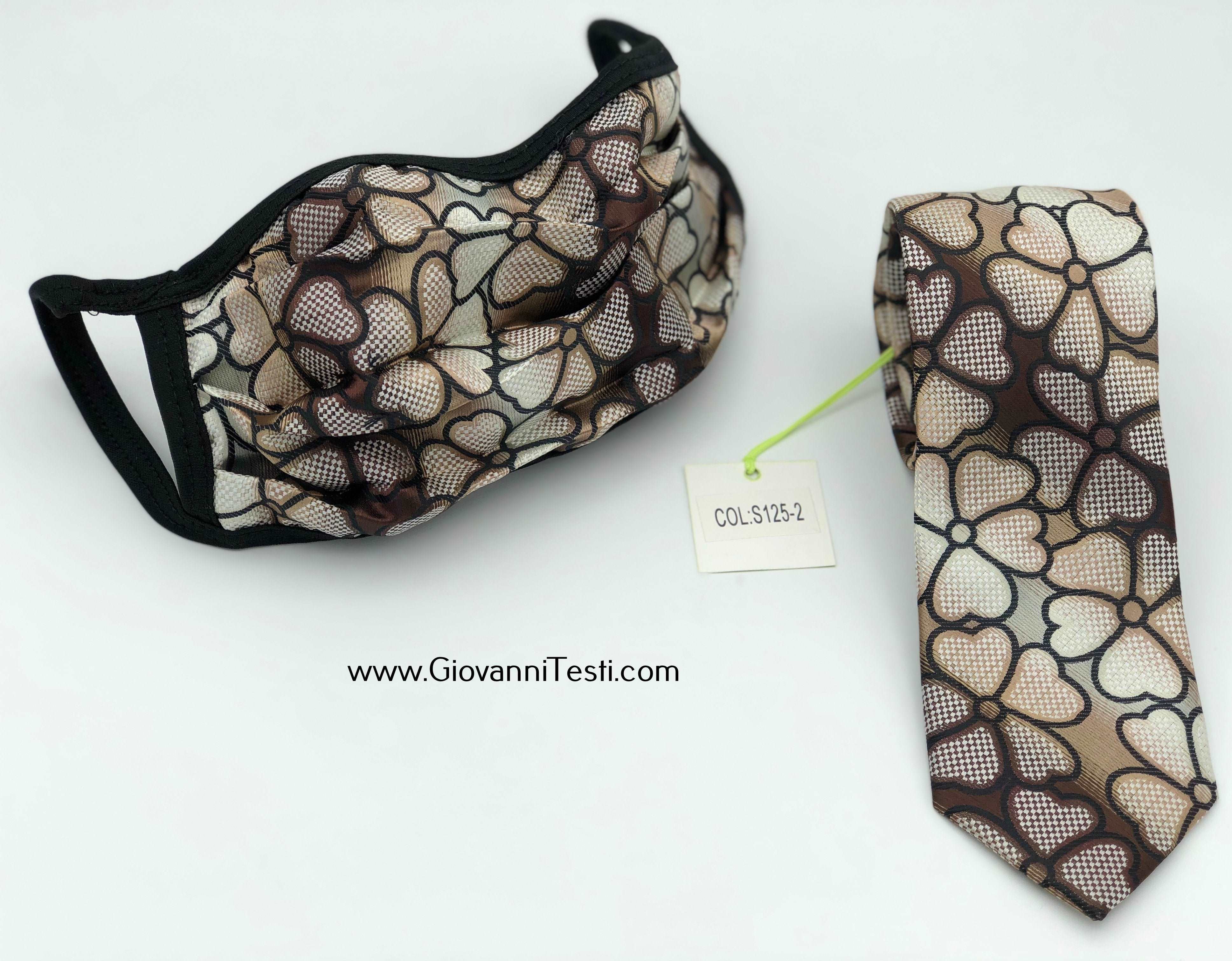 matching ties and masks