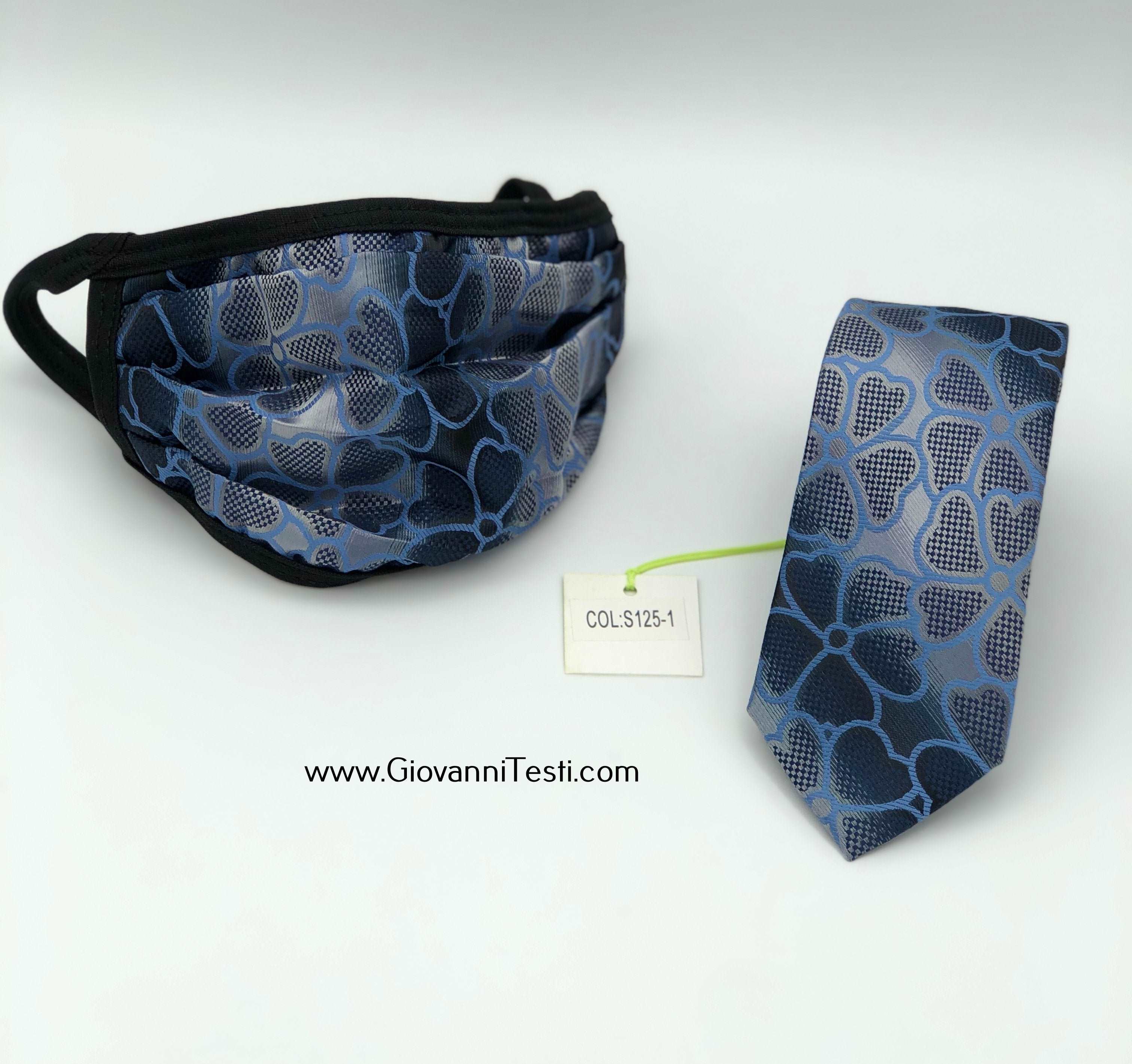 matching ties and masks