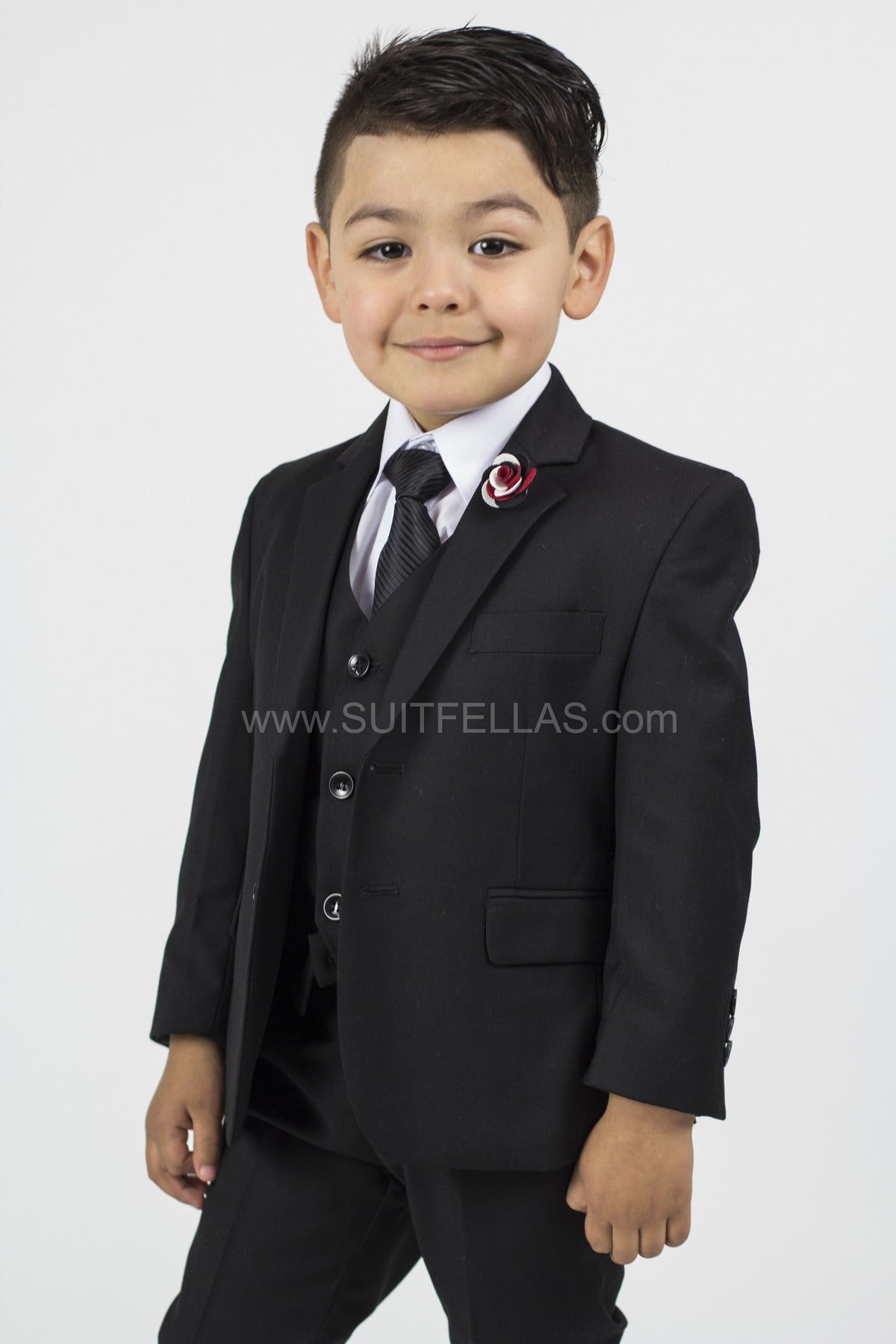 5 piece Kid's Suit Black KID-4030