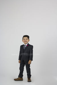 5 piece HUSKY Kid's Suit Charcoal HUSKY-4030