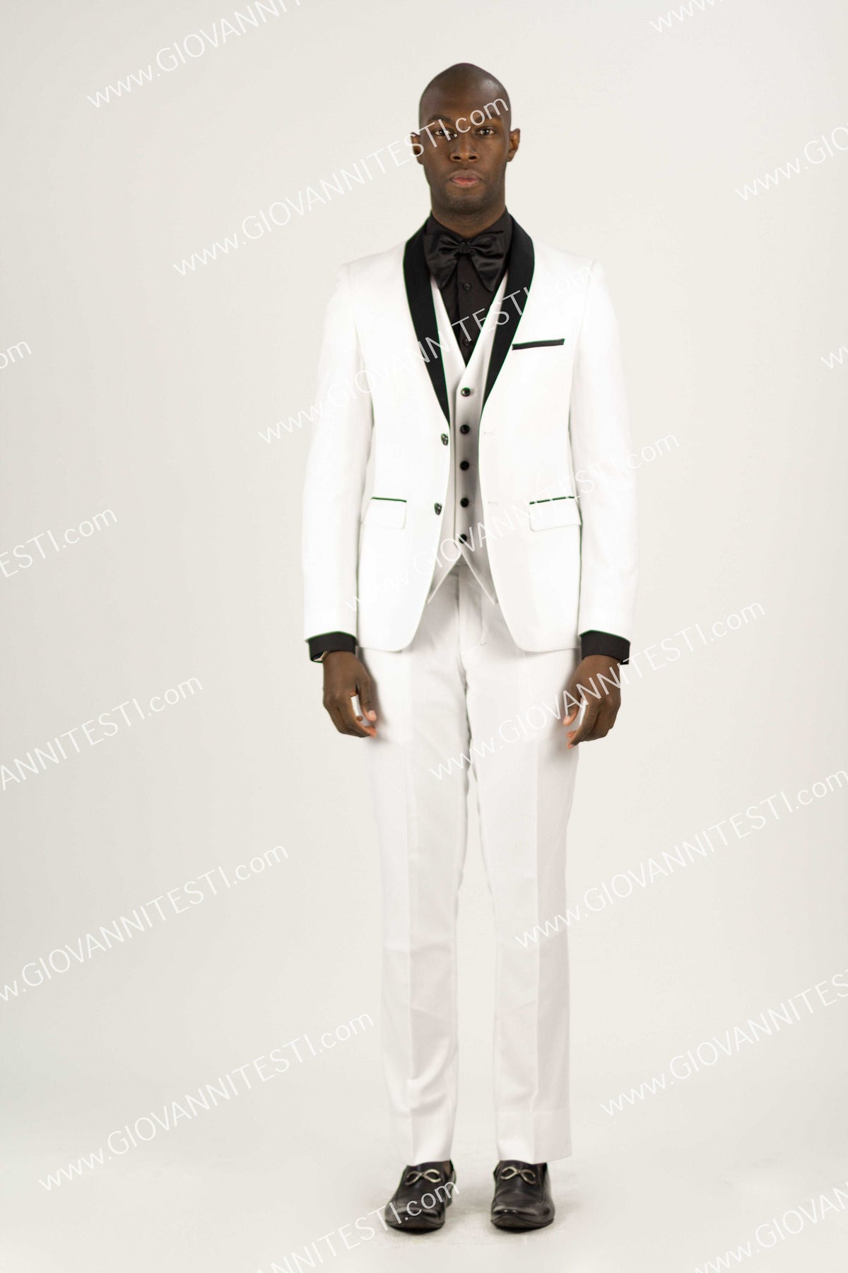 2 Button Shawl Lapel White Slim Fit Suit FF2SSX+V-1230