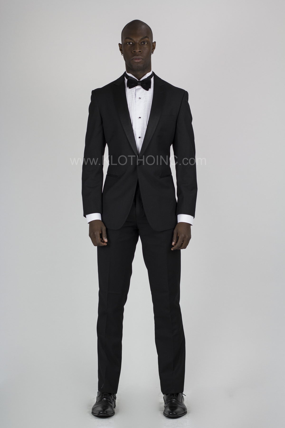 Giovanni Testi Black Slim Fit Tuxedo Pants - SuitFellas – Suitfellas